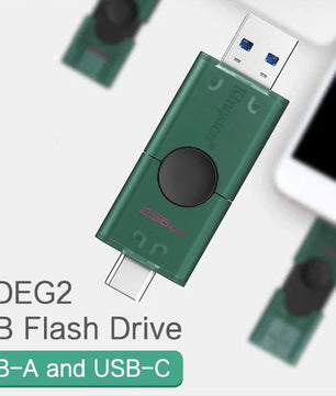 Type-C and USB-A Pendrive Original U Disk for iPhone 15 Smartphone