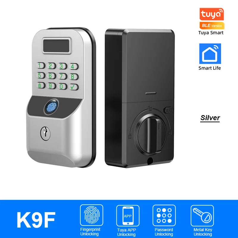 Zinc Alloy IP65 Bluetooth Waterproof Electronic Smart Door Lock
