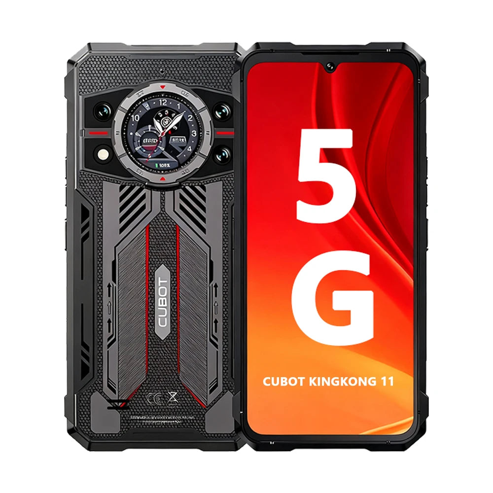 7500mAh KingKong 11 256GB Rugged Type-C Rear Display Smartphone