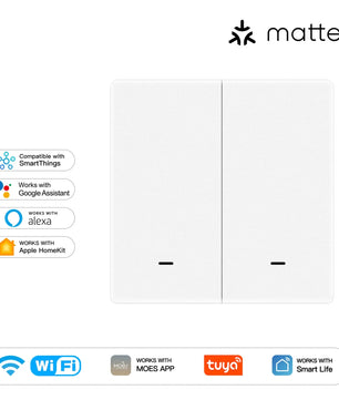 MOES WiFi Smart Light Button Switch with Alexa Google Home