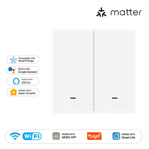 MOES WiFi Smart Light Button Switch with Alexa Google Home