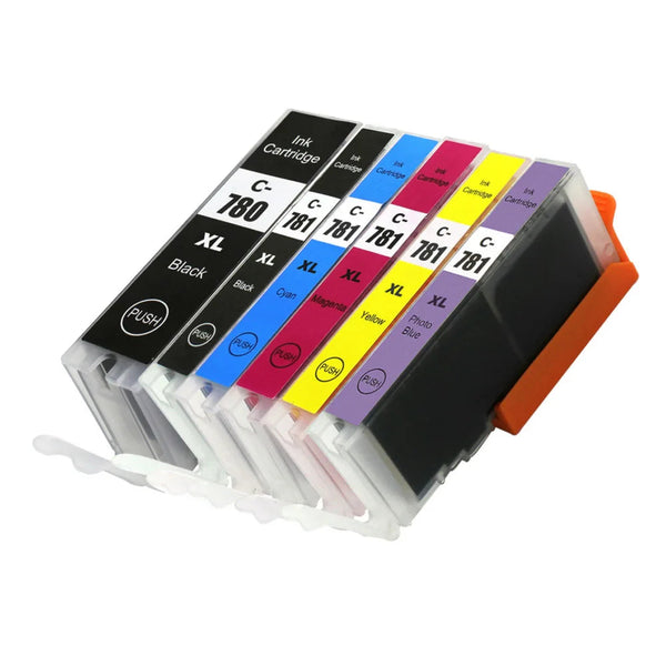 PGI-780XL CLI-781XL 2 PCs Ink Cartridge For Canon PIXMA TS707
