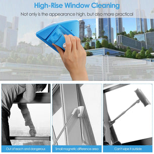 4-28mm Plastic Double Sided Magnetic Glass Window Cleaner