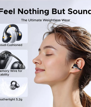 Silica Gel Dynamic Vocalism Bluetooth 6.0 Wireless Earphones