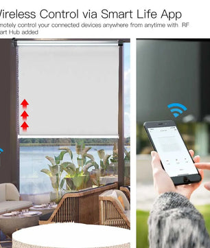 Moes Plastic Electric Remote Control Tubular Roller Blind Motor