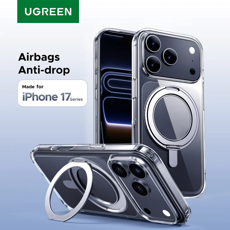 Ugreen TPU 360° Magnetic Stand Case For iPhone 17 Pro