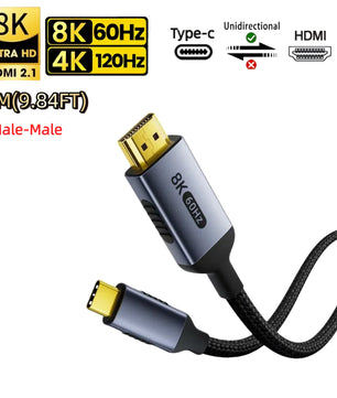 Aluminium 6mm HDMI-Compatible 1.4 Cable For MacBook