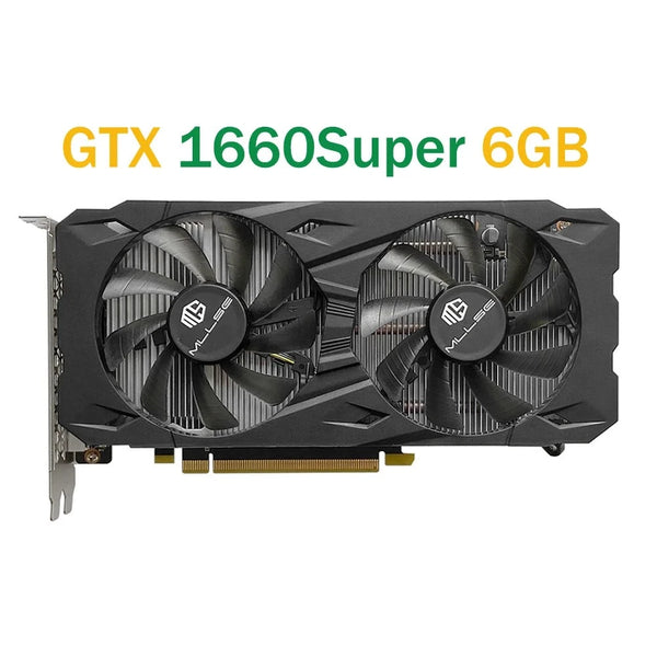 6GB GTX1660 Series GDDR6 Dual Fans Video Graphics Card For PC