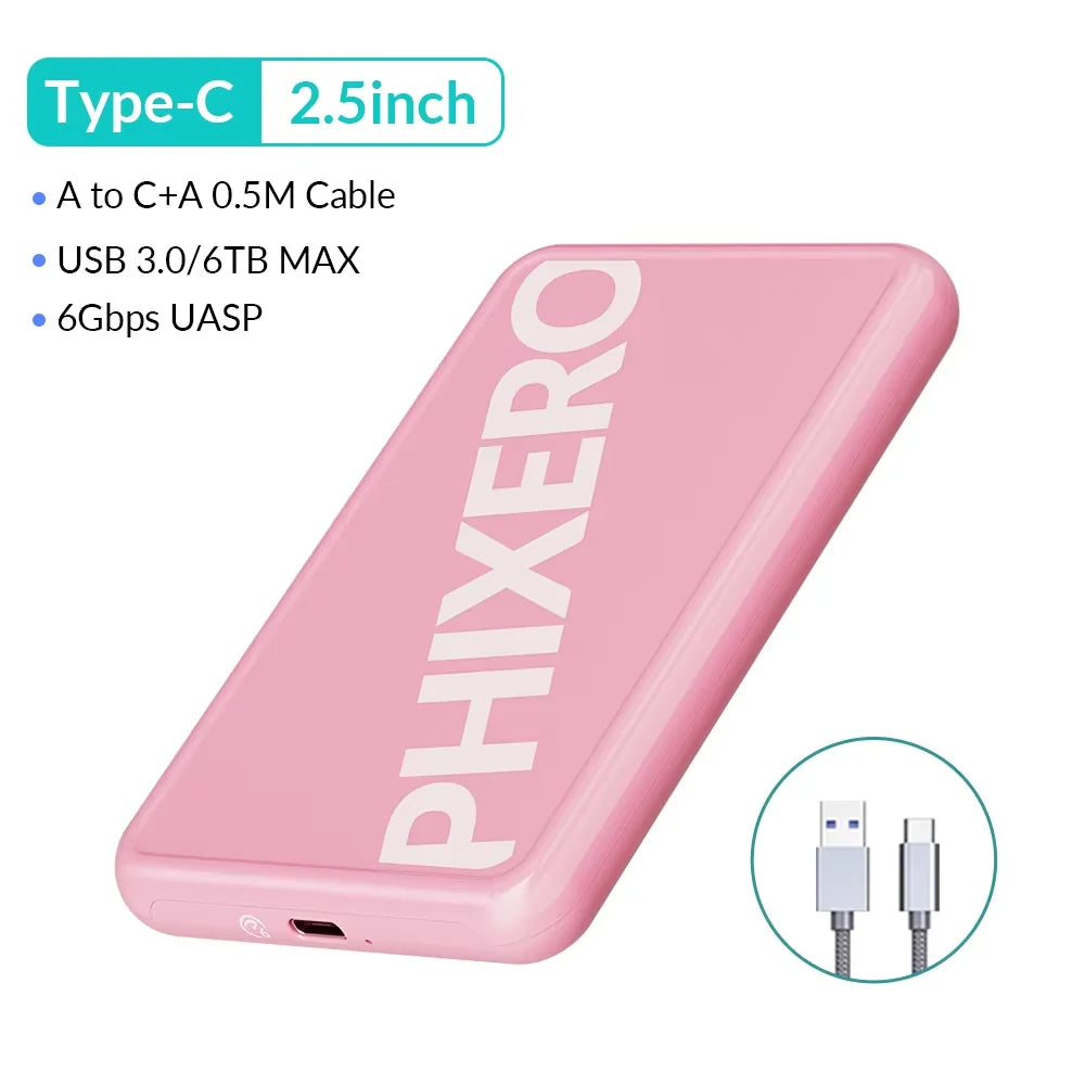 Plastic 6Gbps USB3.0 2.5" 12V Power Supply Solid State Drive