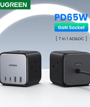 Ugreen 65W Alloy USB Type-C Car Fast Charger for Laptop