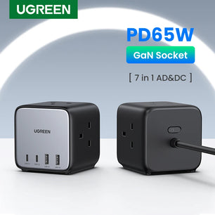 Ugreen 65W Alloy USB Type-C Car Fast Charger for Laptop