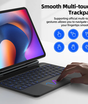 11 Inches Wireless Magnetic Magic Keyboard Case for Apple iPad