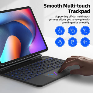 11 Inches Wireless Magnetic Magic Keyboard Case for Apple iPad