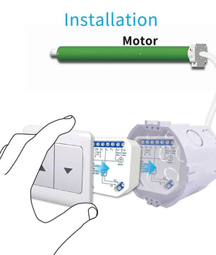 LoraTap 240V Plastic Automatic WIFI Roller Shutter Curtain Module