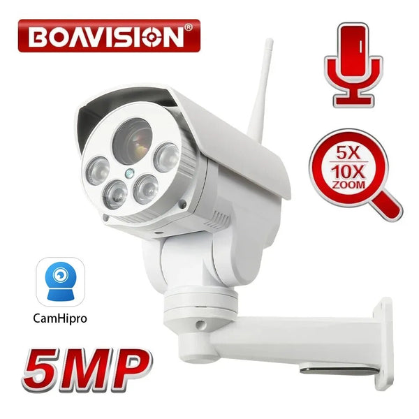 Boavision 5MP Night Vision Waterproof High Speed Bullet Camera