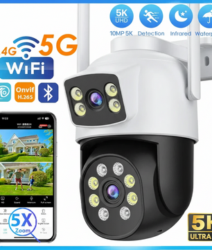 IP66 10MP Digital Zoom WIFI Outdoor Dual Screens Waterproof Camera