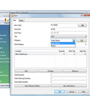 NCH Inventoria Stock Manager