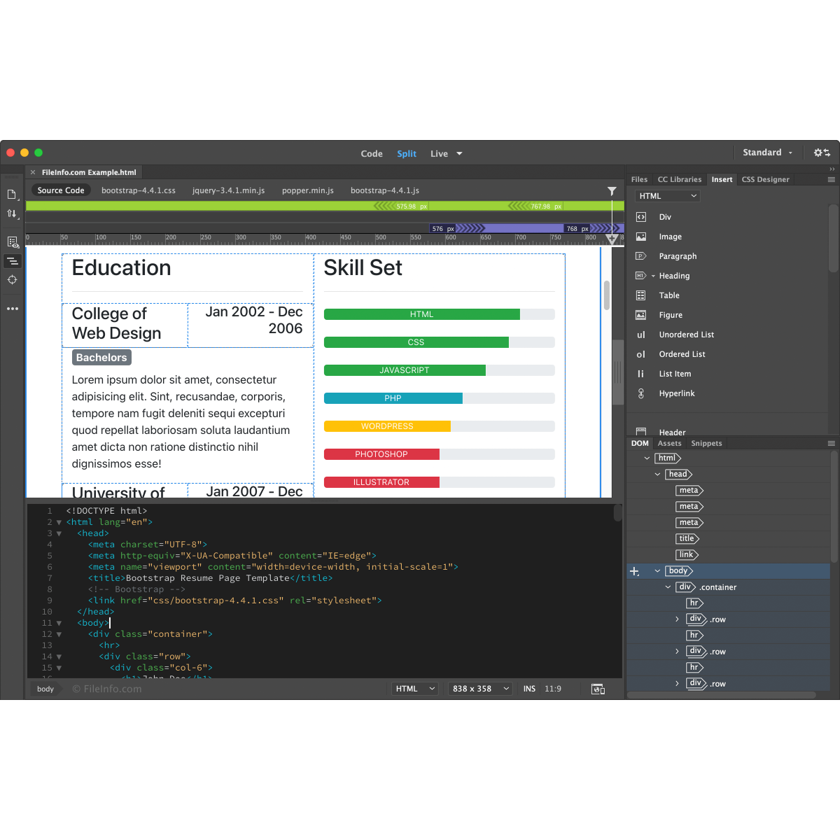 Adobe Dreamweaver