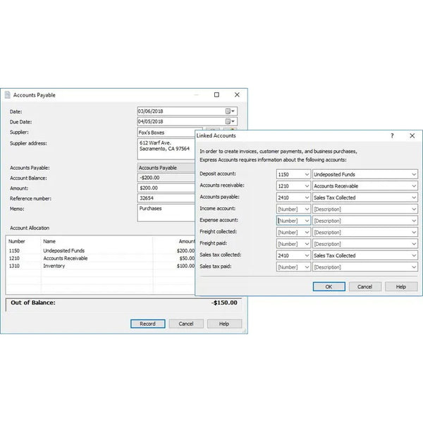 NCH Express Accounts Accounting