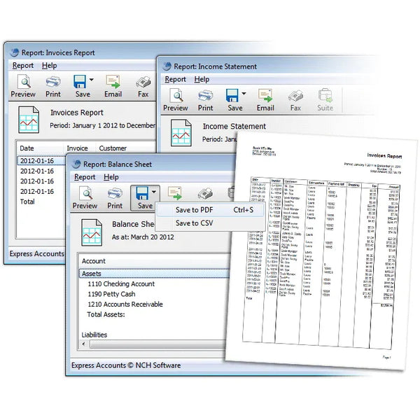 NCH Express Accounts Accounting