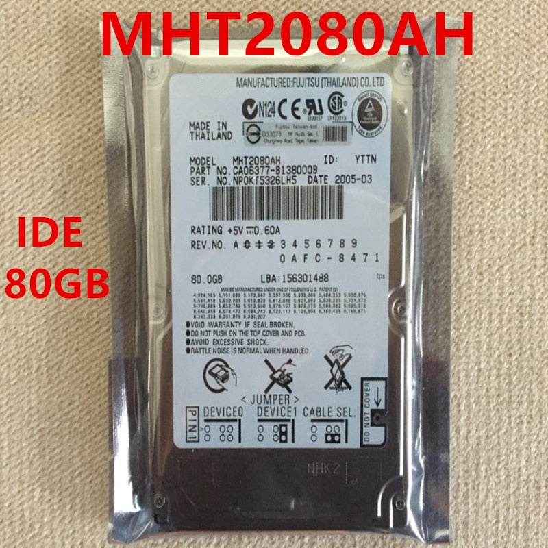 80GB 5400rpm High Speed Internal Storage Hard Drive