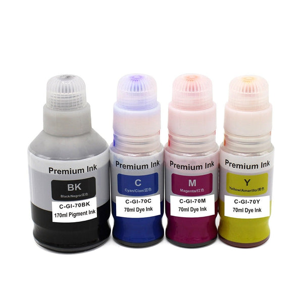 GI-70 Compatible Ink Refill Kit For Canon PIXMA G6010 Printer