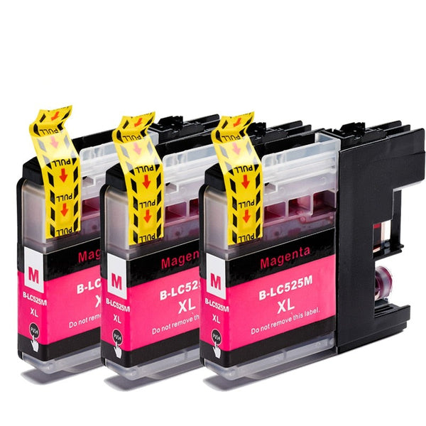 Compatible Color Ink Cartridge For LC529 XL LC525 XL Series Printers