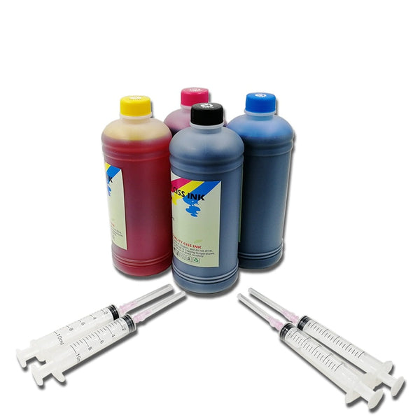500ml 4X Ink Refill Kit For Epson Cartridges Dye Ink Photo Inkjet Printer