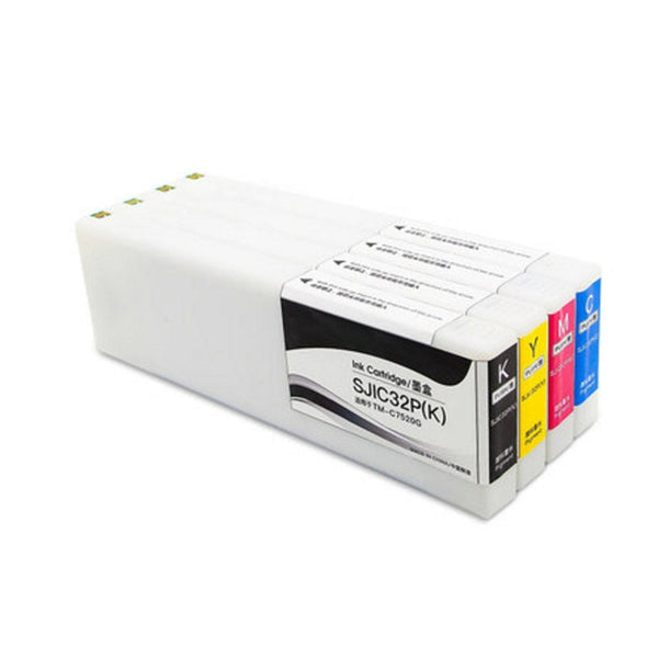 300ml SJIC32P Ink Cartridge For Epson TM-C7520G Label Printer