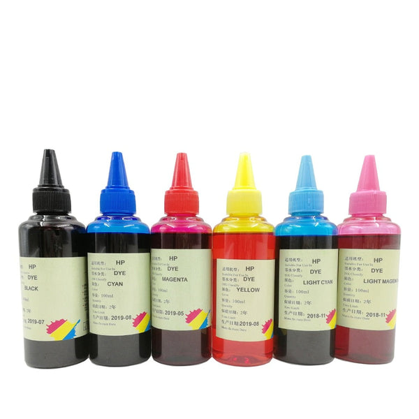 100ml Compatible Refill Ink Bottle For HP 21 22 301 302 304 121 122 123