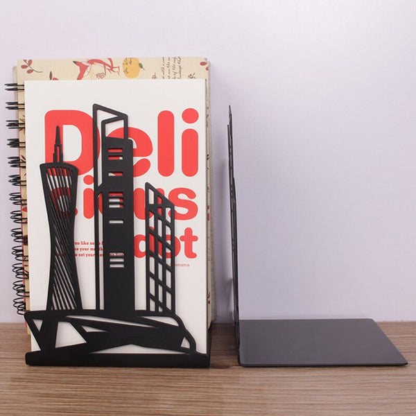 Plastic Different Building Shapes Book Stand Organizer