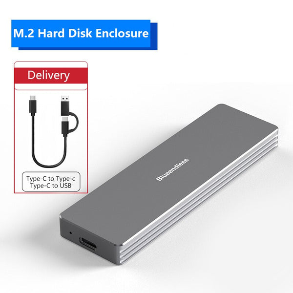 USB 3.0 Type C Dual Protocol Mobile SSD Drive Enclosure