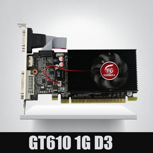 1GB DDR3 GT610 2.0 PCI Express Graphics Card For Desktop