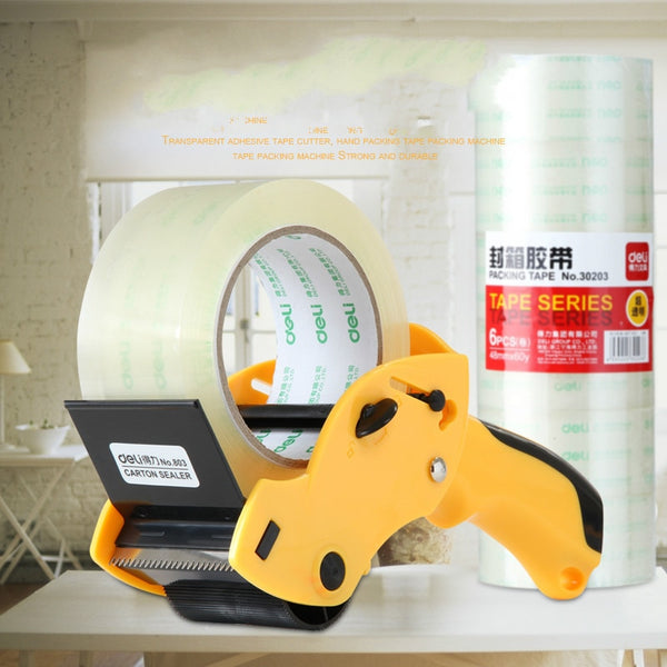 Plastic Transparent Strapping Hand Package Tape Dispenser Machine
