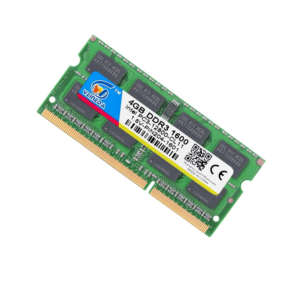8GB 1.5V 240 Pins DDR3 1600 MT/s Memory RAM For Laptop