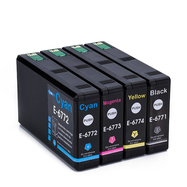 Compatible Color Ink Cartridges For Epson T6771-6774 Series