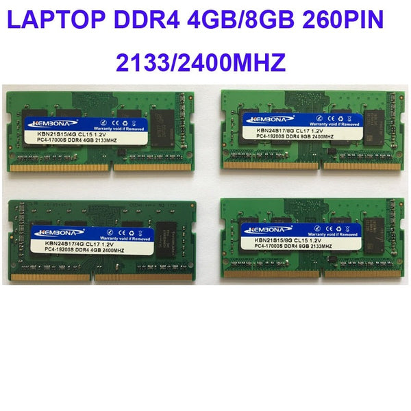 8GB 1.2V 260 Pins DDR4 2133-3200 MHz Memory RAM For Desktop