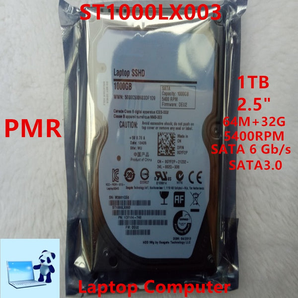 1TB 5400RPM SSHD 64MB 2.5" SATA Internal Hard Drive For Laptop