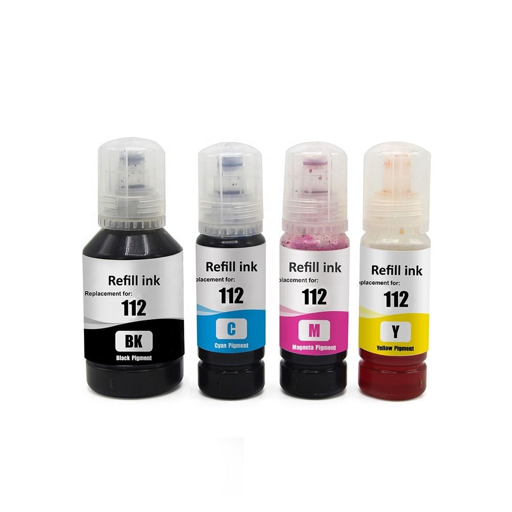 127ml T112 Ink Refill Kit For Epson L6550-L15160/M15140 Printer