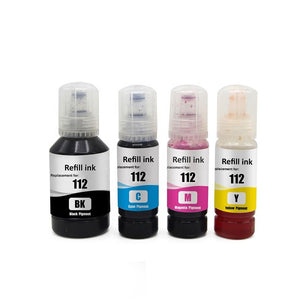 127ml T112 Ink Refill Kit For Epson L6550-L15160/M15140 Printer
