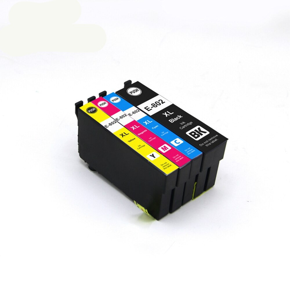 802XL Ink Cartridge For Epson WorkForce WF-4720-4745/EC-4020