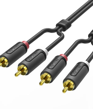4mm Jack Connector Splitter Audio Cable For TV