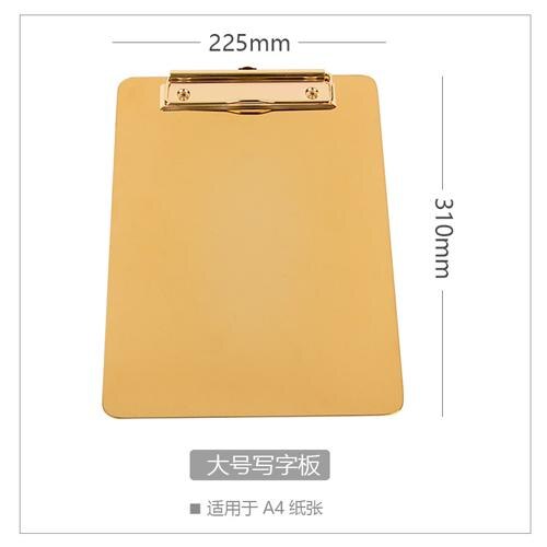 Stainless Steel File Folder Writing Pad Clip Board For Office