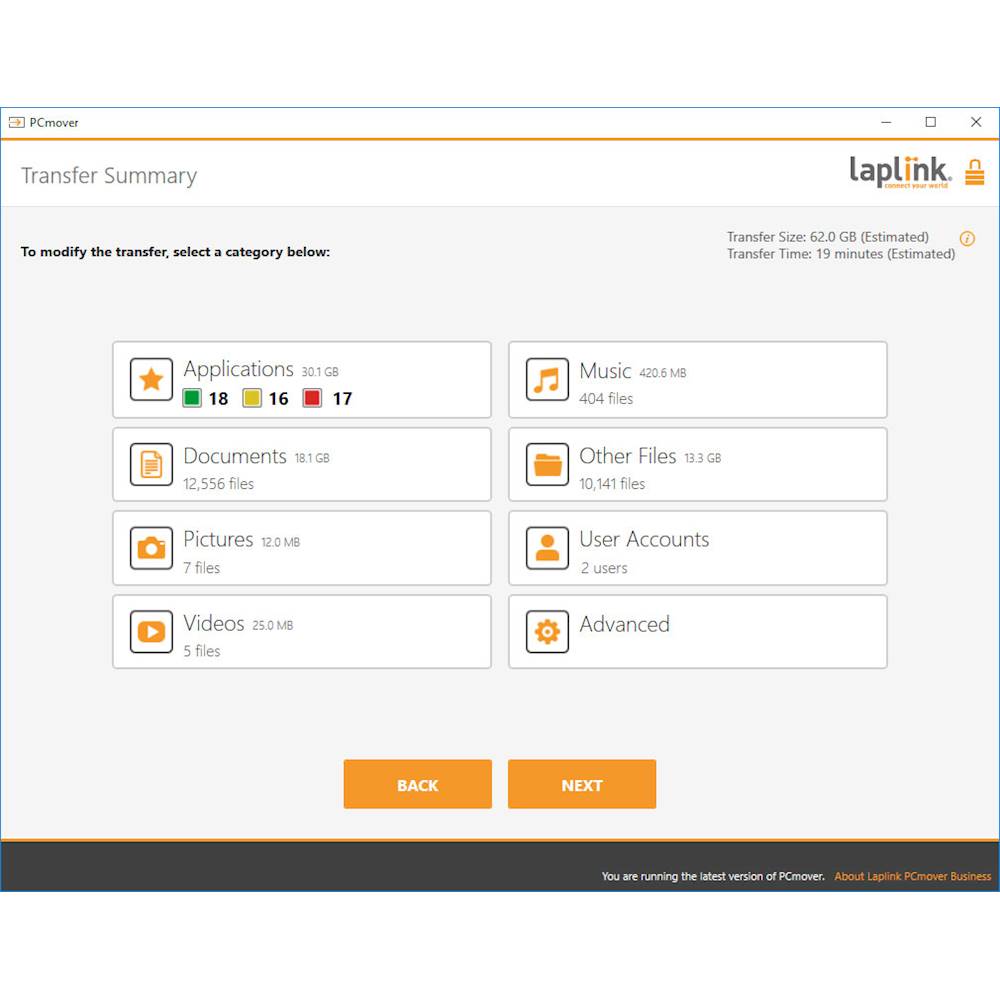 LapLink PCmover Business