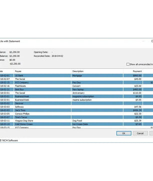 NCH MoneyLine Personal Finance
