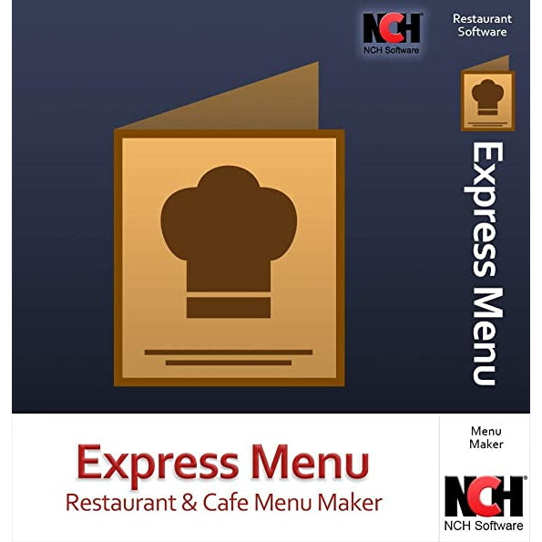 NCH Express Restaurant & Cafe Menu Maker Pro