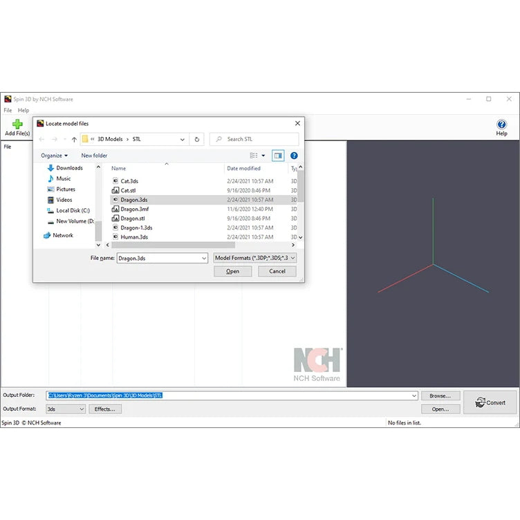 NCH Spin 3D File Converter Plus