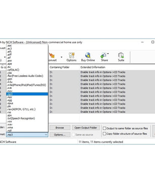 NCH Switch Audio File Converter