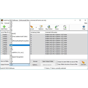 NCH Switch Audio File Converter