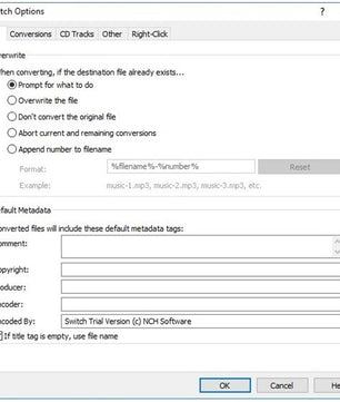 NCH Switch Audio File Converter